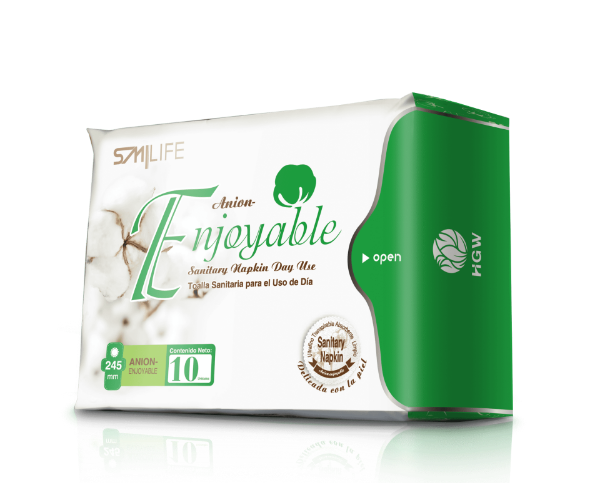 Imagen de Toallas Higiénicas SMILIFE con Aniones - Uso Día